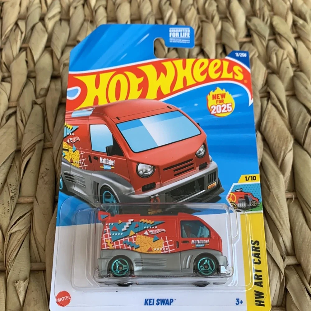 Kei Swap Red Van Hot Wheels HW Art Car New 2025 Casting Model Hotwheels KeiSwap